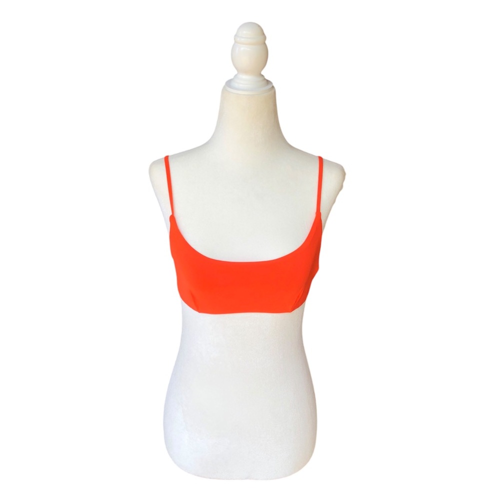 Tory Burch Adjustable Orange Bathing Suit top - Picture 5 of 10